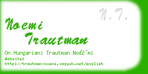 noemi trautman business card